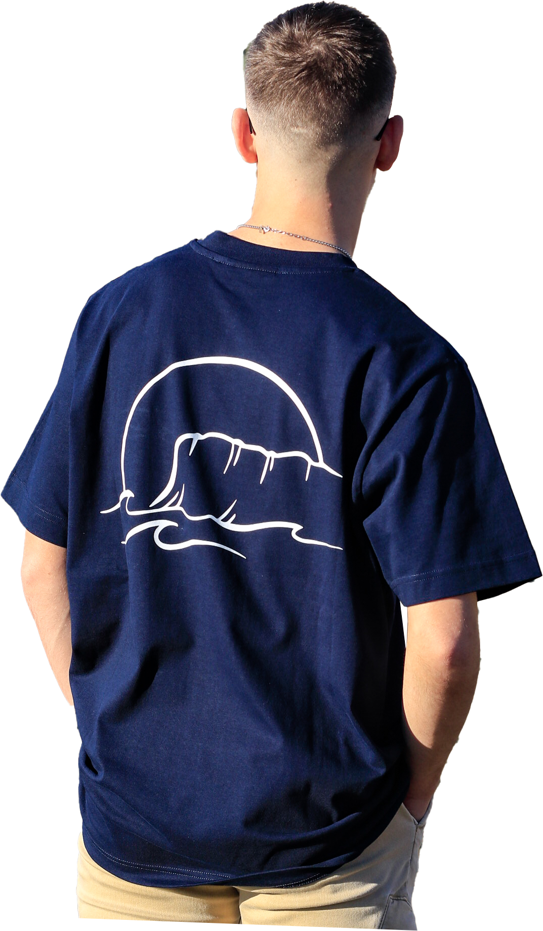 Camiseta Oversize French Navy